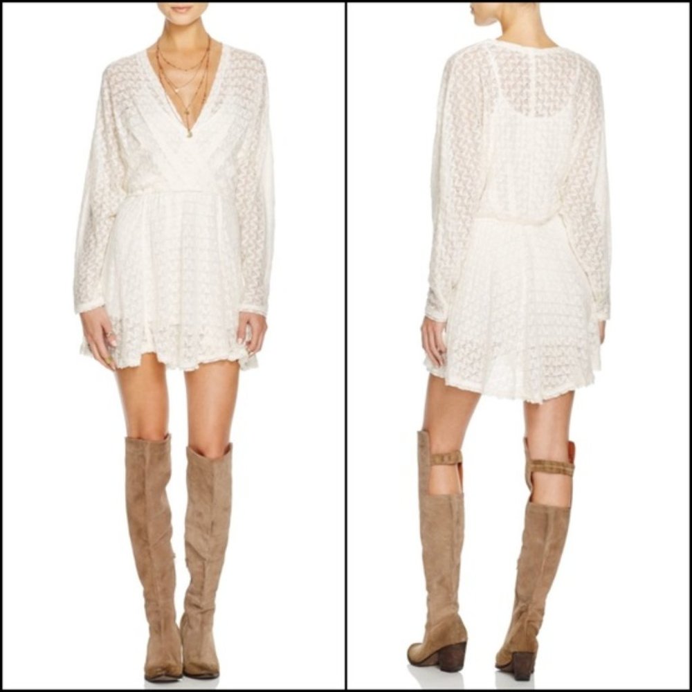 Free People Snug Bug Faux Wrap Dress